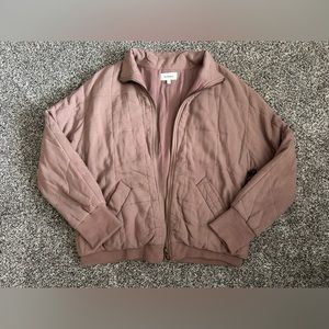 Women’s Quilted Bomber Jacket Bohme Boutique Size Medium